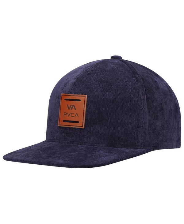 ルーカ メンズ アクセサリー 帽子 RVCA Men's Navy All The Way Snapback Hat Navy ネイビー｜ReVida 店