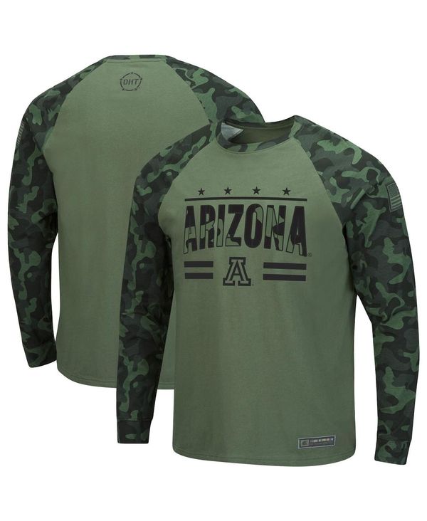 上等 コロシアム メンズ Tシャツ トップス Men's Olive, Camo Arizona Wildcats OHT Military-Inspired Appreciation