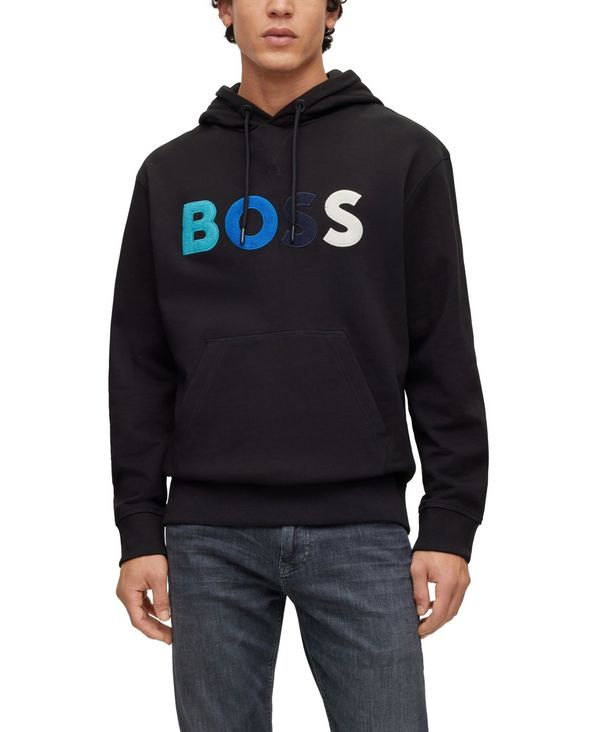 日本製 ヒューゴボス メンズ パーカー スウェット アウター BOSS Men's