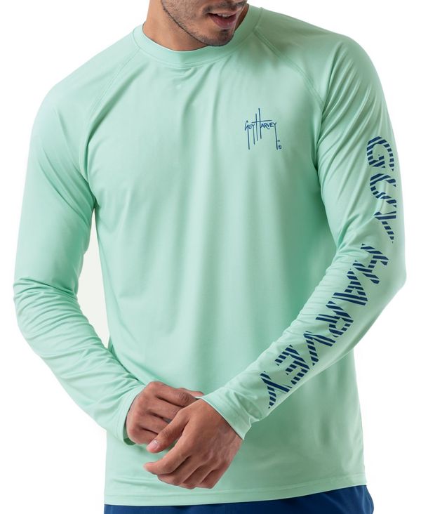ガイ ハーヴェイ メンズ トップス Men's UPF Beach Crewneck T-Shirt