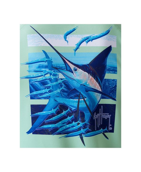 ガイ ハーヴェイ メンズ トップス Men's UPF Beach Crewneck T-Shirt