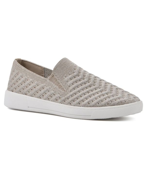 ホワイトマウンテン レディース シューズ スニーカー White Mountain Women's Courage Slip On Sneakers Gold Fabric ゴールド