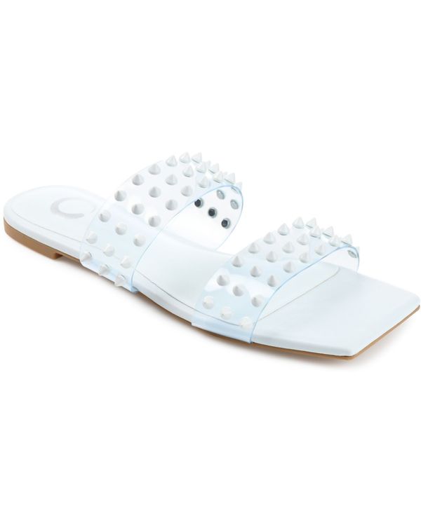 ジュルネ コレクション レディース シューズ サンダル Journee Collection Women's Katari Lucite Sandals Blue ブルー