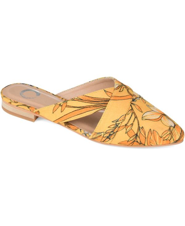 ジュルネ コレクション レディース シューズ サンダル Journee Collection Women's Giada Pointed Toe Slip On Mules Multi マルチカラー
