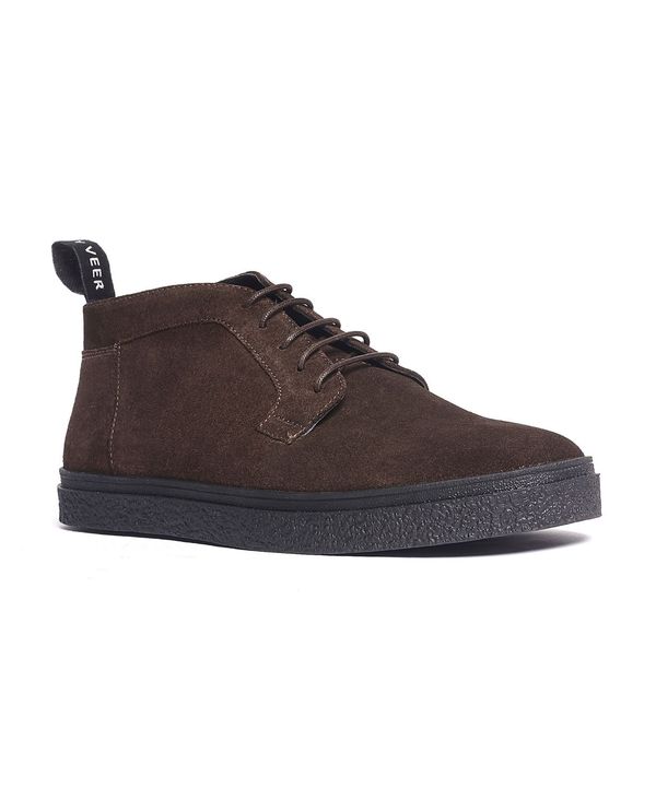 アンソニー ヴィア メンズ シューズ ブーツ・レインブーツ スエード ブーツ レース Anthony Veer Men's Bushwick Lace-Up Suede Chukka Boots Dark Brown ブラウン|ReVida 店