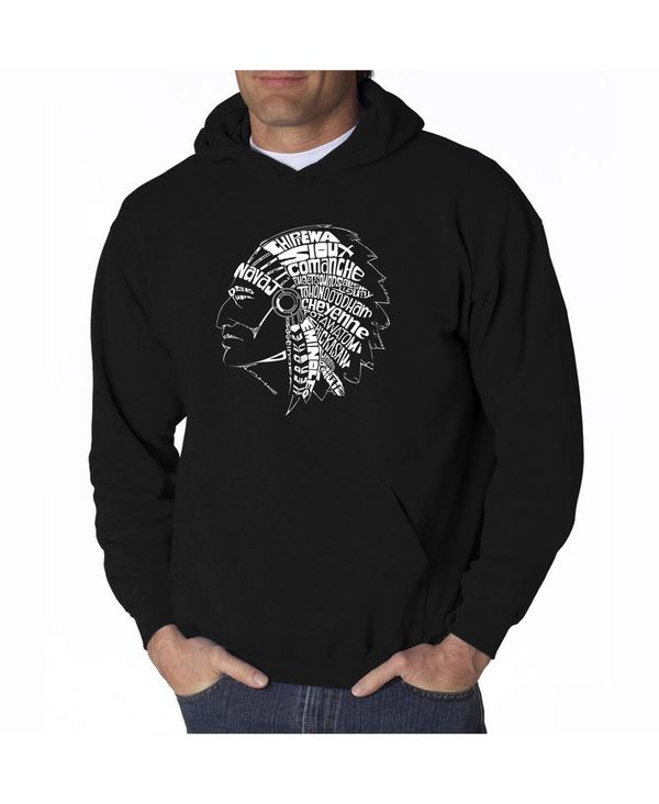 エルエーポップアート メンズ アウター パーカー・スウェット スウェット シャツ LA Pop Art Men's Word Art Hooded Sweatshirt Black ブラック
