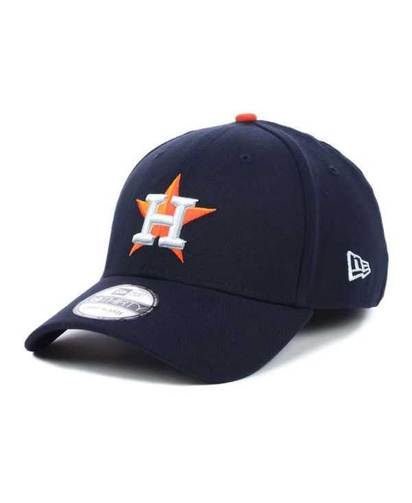 ニュー内鰓 メンズ 添え物 かぶり笠 旗がしら New Era Houston Astros MLB Team Classic 39THIRTY Stretch-Fitted Cap Navy 米国海軍