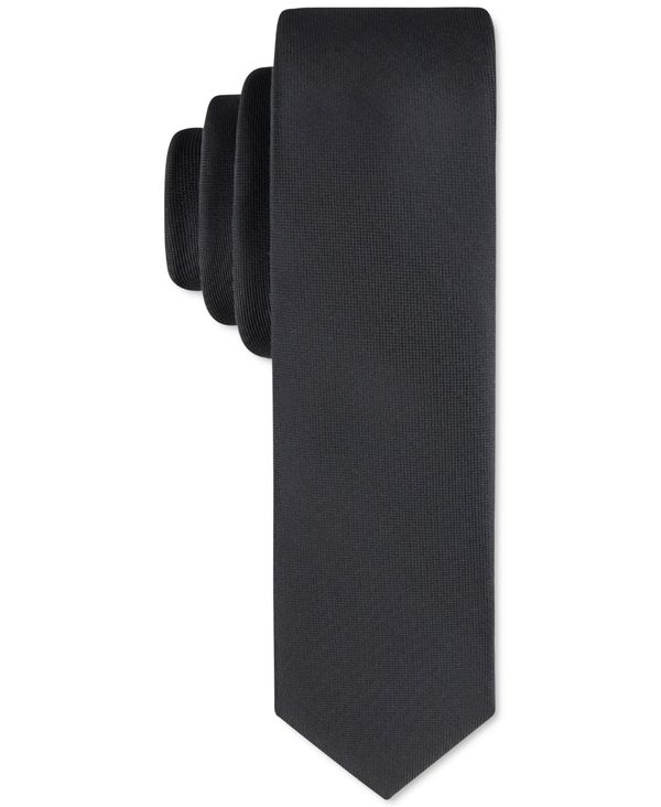 カルバンクライン メンズ アクセサリー ネクタイ Calvin Klein Men's Liquid Luxe Skinny 2 Solid Tie Black ブラック 11,005円