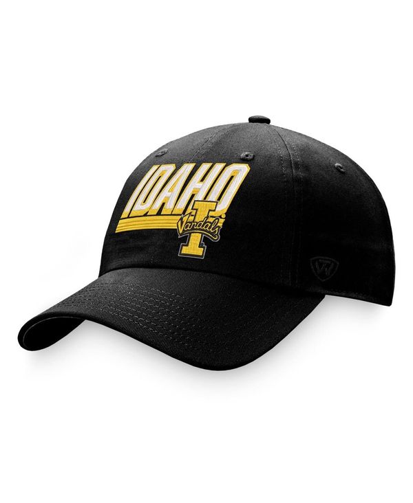 トップオブザワールド メンズ アクセサリー 帽子 Top of the World Men's Black Idaho Vandals Slice Adjustable Hat Black ブラック