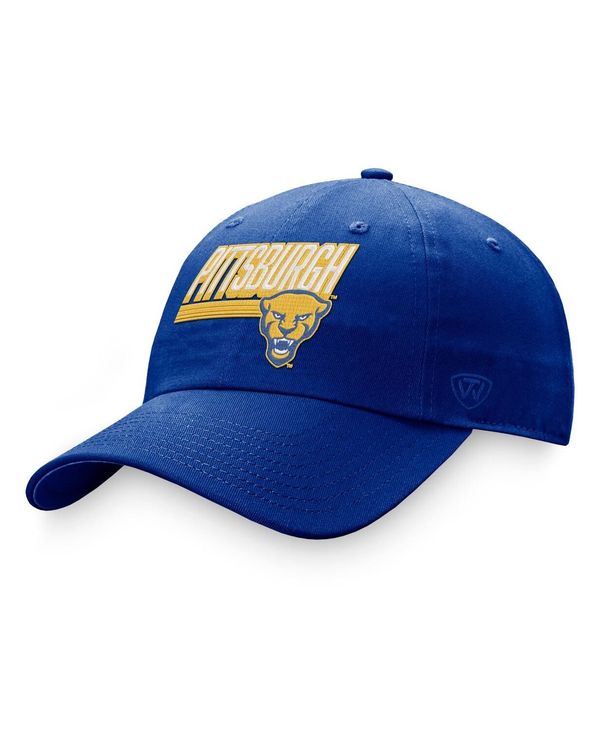 トップオブザワールド メンズ アクセサリー 帽子 Top of the World Men's Royal Pitt Panthers Slice Adjustable Hat Royal