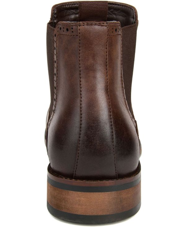 限定製作 楽天市場 バンス メンズ ブーツ レインブーツ シューズ Garrett Men S Cap Toe Chelsea Boot Brown Revida 楽天市場店 新品本物 Www Gracelandrnc Com