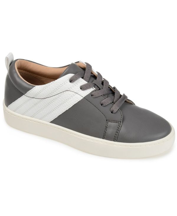 ジュルネ コレクション レディース シューズ スニーカー レース Journee Collection Women's Raaye Lace Up Sneakers Gray グレー