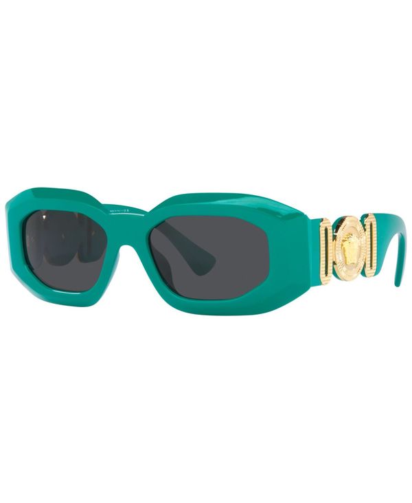 ヴェルサーチ レディース サングラス・アイウェア アクセサリー Unisex Sunglasses, VE4425U 53 Green 通販 