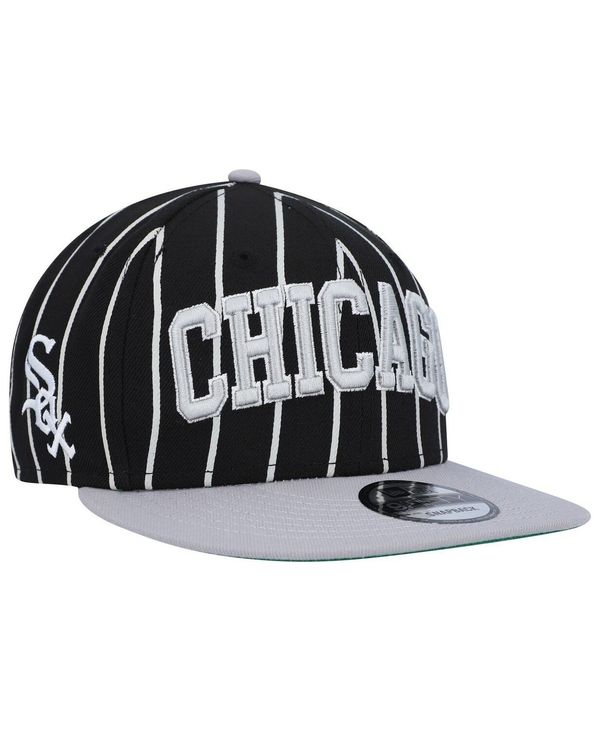ニューエラ メンズ アクセサリー 帽子 New Era Men's Black Gray Chicago White Sox City Arch 9FIFTY Snapback Hat Black Gray ブラック|ReVida 店