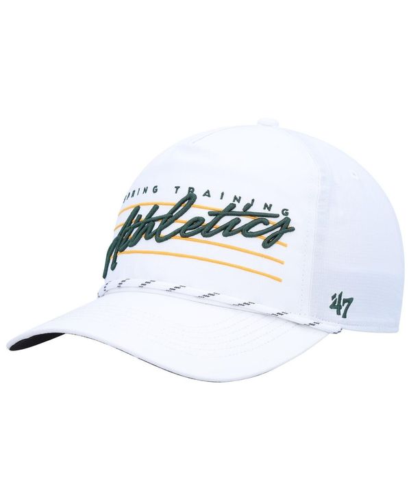 【楽天市場】【送料無料】 47ブランド メンズ 帽子 アクセサリー Men's White Oakland Athletics ...