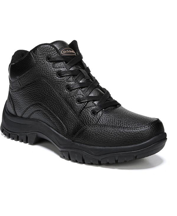 ドクター・ショール メンズ シューズ ブーツ・レインブーツ レース Dr. Scholl's Men's Charge Lace-Up Slip Resistant Booties Black LT-Leather ブラック