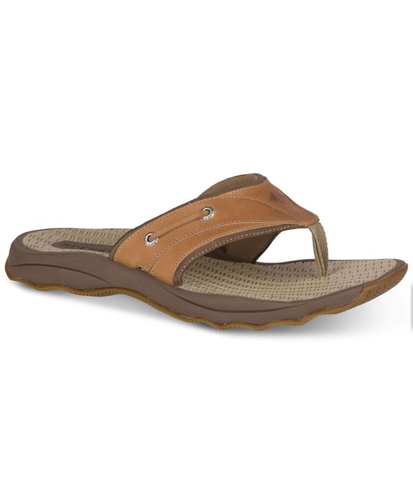 スペリー メンズ シューズ サンダル Sperry Men's Outerbanks Thong Sandals Tan タン