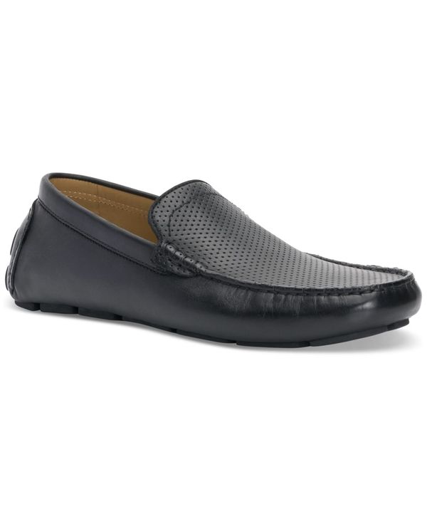 ヴィンスカムート メンズ シューズ スリッポン・ローファー Vince Camuto Men's Eadric Casual Driving Shoe Black/Black ブラック
