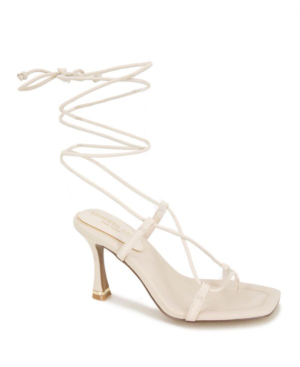 ケネスコール レディース シューズ サンダル Kenneth Cole New York Women's Belinda Dress Sandals Bianca- Leather|ReVida 店