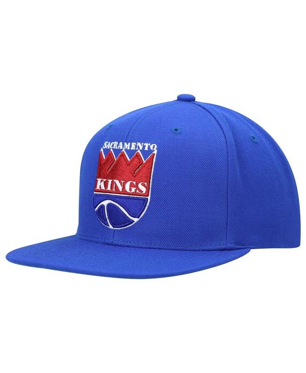 ミッチェル&ネス メンズ アクセサリー 帽子 Mitchell & Ness Men's Blue Sacramento Kings Hardwood Classics Team Ground 2.0 Snapback Hat Blue ブルー 7,784円