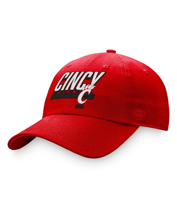 トップオブザワールド メンズ アクセサリー 帽子 Top of the World Men's Red Cincinnati Bearcats Slice Adjustable Hat Red レッド