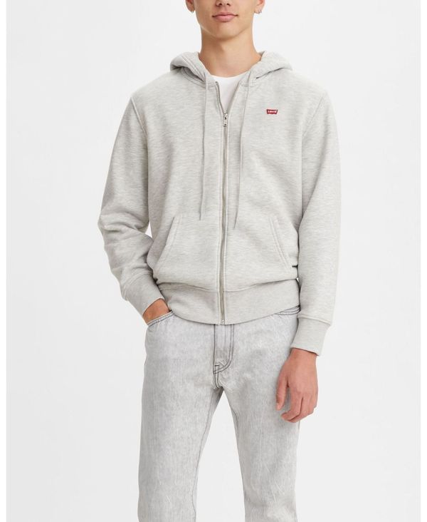 リーバイス メンズ アウター パーカー・スウェット パーカー グラフィック Levi's Men's Non-Graphic Zip-Up Standard Fit Hoodie Chisel Gray Heather グレー