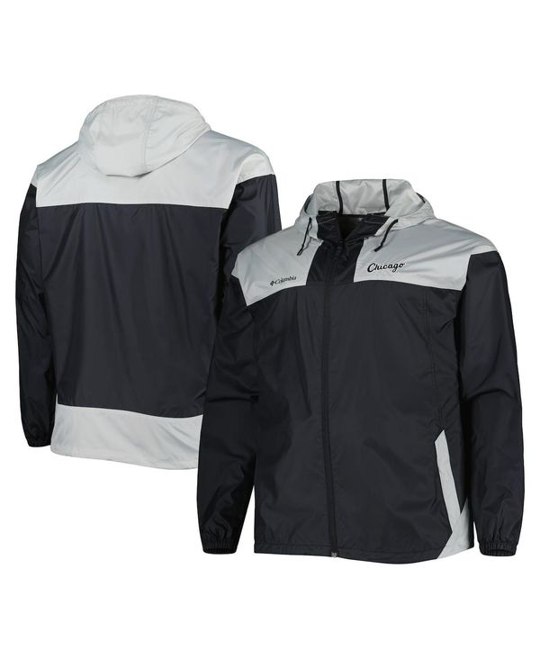コロンビア メンズ アウター ジャケット・ブルゾン Columbia Men's Black Chicago White Sox Flash Forward Challenger Omni-Shade Full-Zip Windbreaker Black ブラック