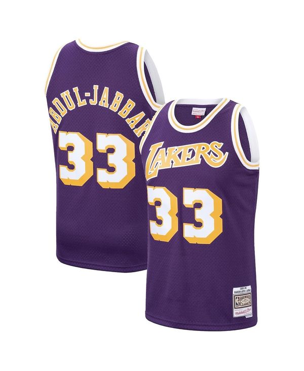 ミッチェル&ネス メンズ トップス シャツ ジャージー Mitchell & Ness Men's Kareem Abdul-Jabbar Purple Los Angeles Lakers 1983-84 Hardwood Classics Swingman Jersey Purple パープル 21,868円
