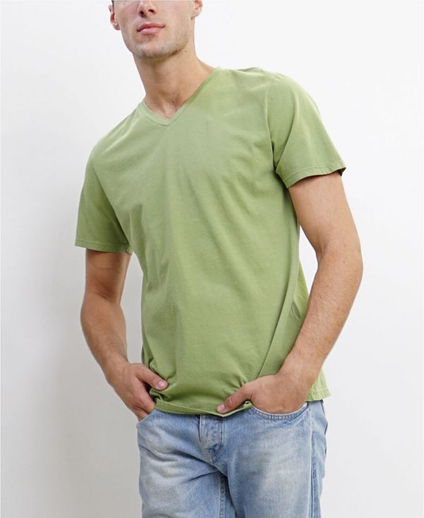 コイン 1804 メンズ トップス Tシャツ Vネック シャツ 半袖 コットン ジャージー COIN 1804 TMV002CJ Mens Cotton Jersey Short-Sleeve V-Neck T-Shirt Avocado