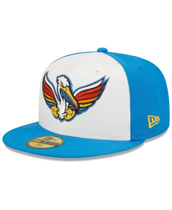 ニューエラ メンズ アクセサリー 帽子 New Era Men's White Royal Pelicanos de Myrtle Beach Copa De La Diversion 59FIFTY Fitted Hat White Royal ホワイト|ReVida 店