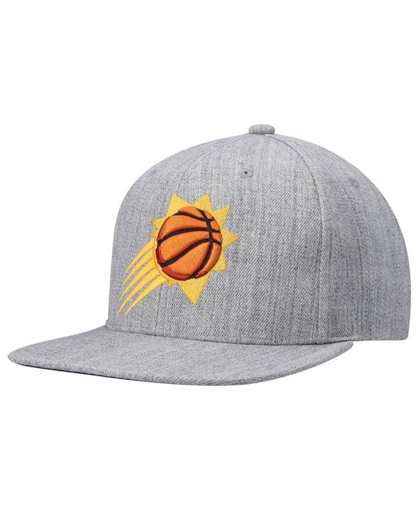 ミッチェル&ネス メンズ アクセサリー 帽子 Mitchell & Ness Men's Heathered Gray Phoenix Suns 2.0 Snapback Hat Heathered Gray グレー