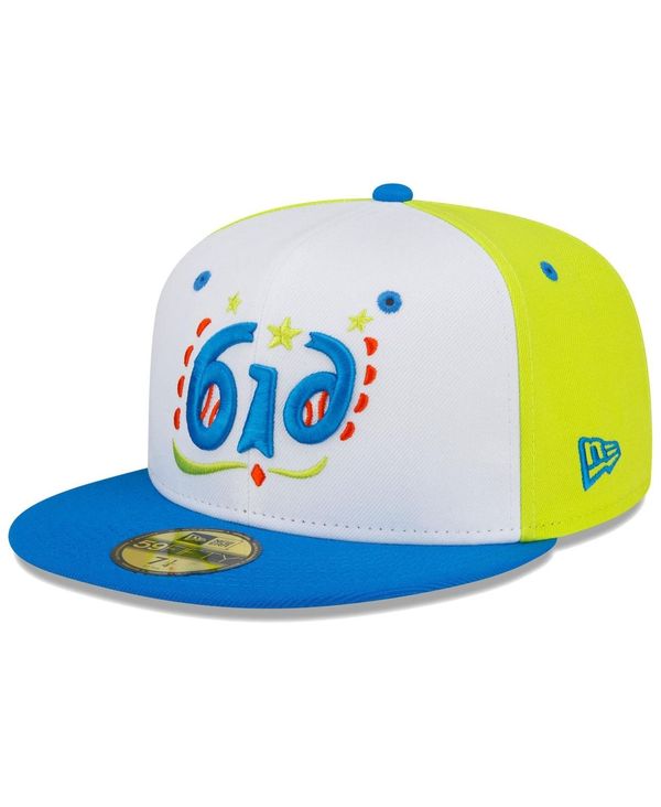 ニューエラ メンズ アクセサリー 帽子 キャップ New Era Men's White West Michigan Whitecaps Copa De La Diversion 59FIFTY Fitted Hat White ホワイト|ReVida 店