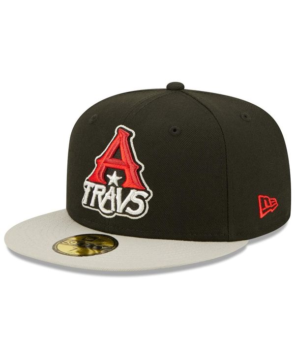 ニューエラ メンズ アクセサリー 帽子 New Era Men's Black Arkansas Travelers Authentic Collection Road 59FIFTY Fitted Hat Black ブラック