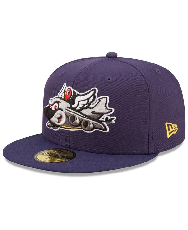 ニューエラ メンズ アクセサリー 帽子 New Era Men's Navy Spokane Indians Authentic Collection 59FIFTY Fitted Hat Navy ネイビー