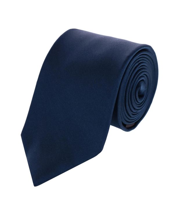 トラファルガー メンズ アクセサリー ネクタイ シルク TRAFALGAR Men's Sutton Solid Color Silk Necktie Navy ネイビー