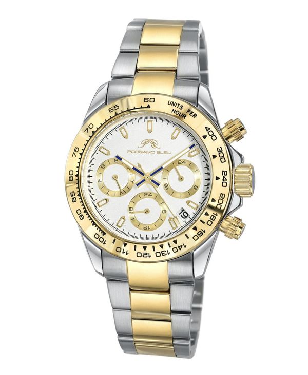 ポルサモンブリュー レディース アクセサリー ブレスレット・バングル・アンクレット Tシャツ Porsamo Bleu Women's Alexis Stainless Steel Bracelet Watch 921CALS Gold ゴールド