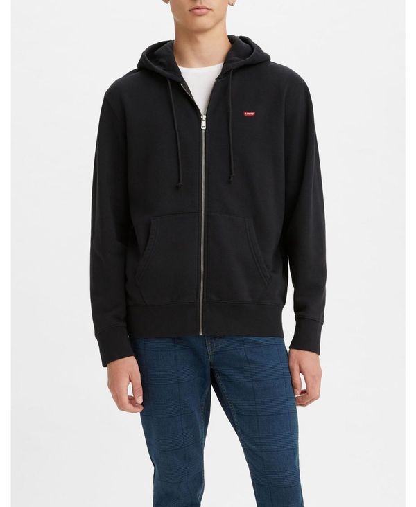 リーバイス メンズ アウター パーカー・スウェット パーカー グラフィック Levi's Men's Non-Graphic Zip-Up Standard Fit Hoodie Mineral Black ブラック 11,150円
