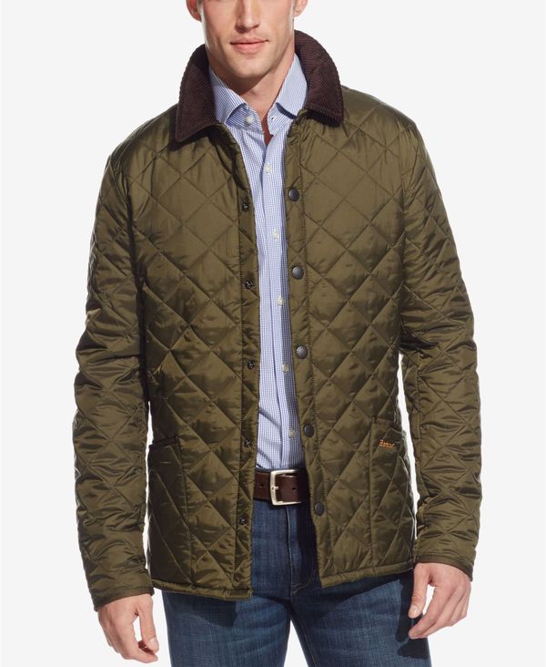 バブアー メンズ アウター 上衣・上衣 キルティング 上衣 Barbour Men\u0027s Heritage Liddesdale Quilted Jacket Olive オリーブ