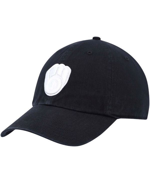 47 ブランド メンズ アクセサリー 帽子 '47 Brand Men's Black Milwaukee Brewers Challenger Adjustable Hat Black ブラック