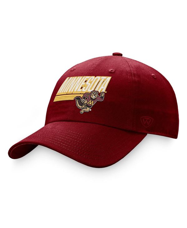 トップオブザワールド メンズ アクセサリー 帽子 Top of the World Men's Maroon Minnesota Golden Gophers Slice Adjustable Hat Maroon マルーン