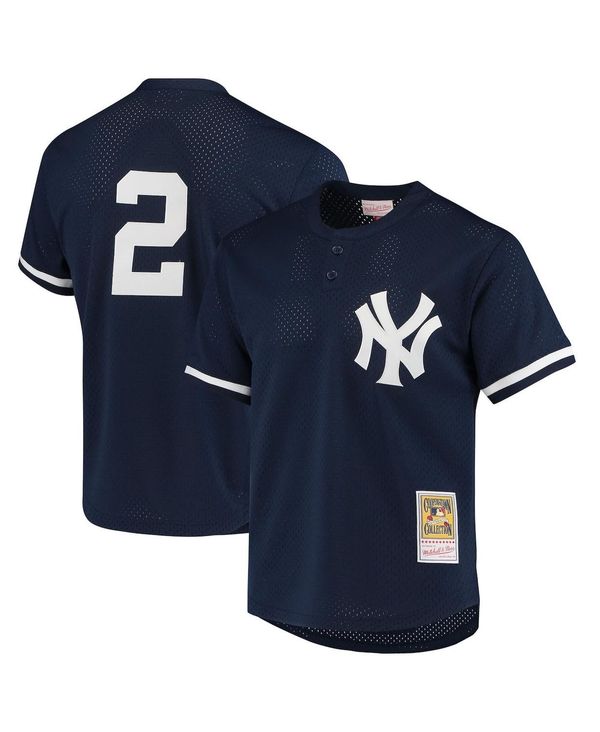 ミッチェル&ネス メンズ トップス シャツ ジャージー Mitchell & Ness Men's Derek Jeter Navy New York Yankees Cooperstown Collection 1995 Batting Practice Jersey Navy ネイビー