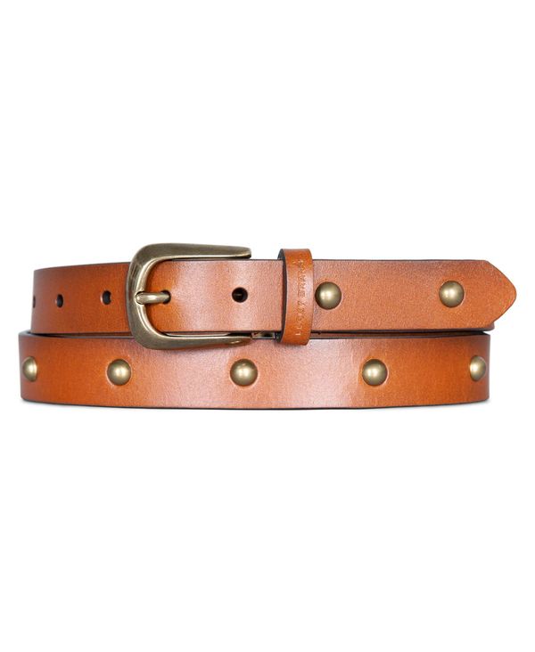 ラッキーブランド レディース アクセサリー ベルト レザー Lucky Brand Women's Metal Stud Leather Pant Belt Tan タン