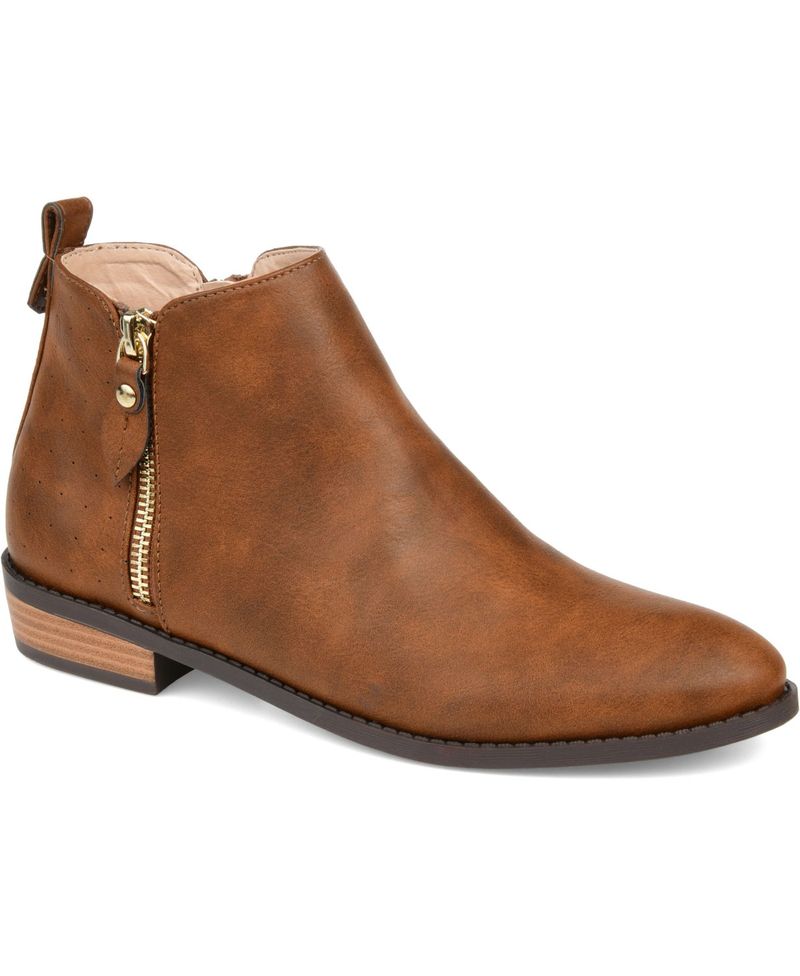 人気商品の ジュルネ コレクション レディース ブーツ・レインブーツ シューズ Women's Ellis Bootie Brown  51-10572280-brown - golfgruppe.com