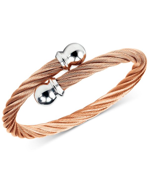 激安ブランド 楽天市場 シャリオール レディース ブレスレット バングル アンクレット アクセサリー Unisex Celtic Twisted Cable Bracelet In Rose Gold Plated Stainless Steel Rose Gold Revida 楽天市場店 超特価激安 Www Caymanislandsrealty Com