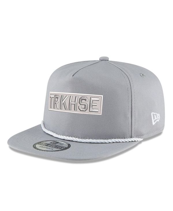 ニューエラ メンズ アクセサリー 帽子 New Era Men's Gray TRACKHOUSE RACING Golfer Snapback Adjustable Hat Gray グレー|ReVida 店
