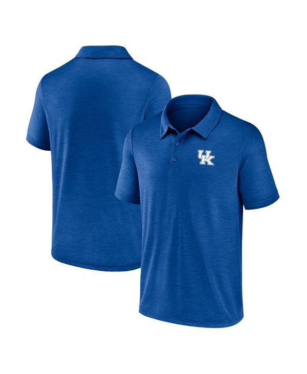 ファナティクス メンズ トップス ポロシャツ ロゴ Fanatics Men's Royal Kentucky Wildcats Striated Primary Logo Polo Shirt Royal