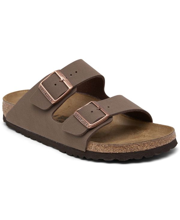ビルケンシュトック レディース シューズ サンダル Birkenstock Women's Arizona Birkibuc Casual Sandals from Finish Line Mocha モカ｜ReVida 店
