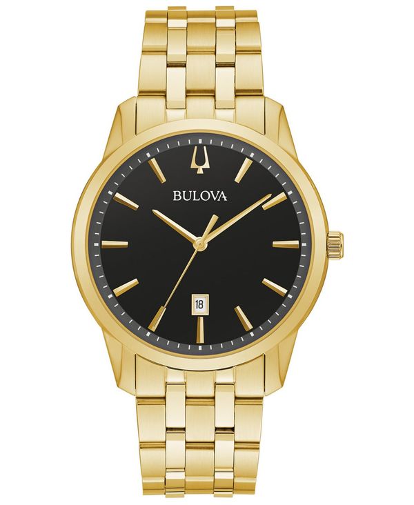 爆売り ブロバ メンズ 腕時計 アクセサリー Men S Classic Sutton Gold Tone Stainless Steel Bracelet Watch 40mm Gold Tone Revida 店 最安値に挑戦 Www Ape Deutschland De