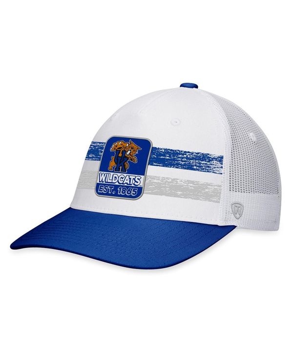 トップオブザワールド メンズ アクセサリー 帽子 Top of the World Men's White Royal Kentucky Wildcats Retro Fade Snapback Hat White Royal ホワイト