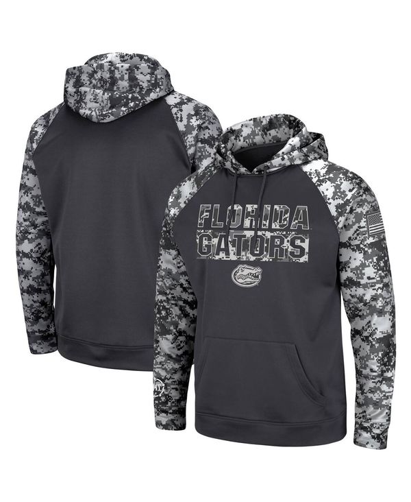 コロシアム メンズ アウター パーカー・スウェット パーカー Colosseum Men's Charcoal Florida Gators OHT Military-Inspired Appreciation Digital Camo Pullover Hoodie Charcoal チャコール